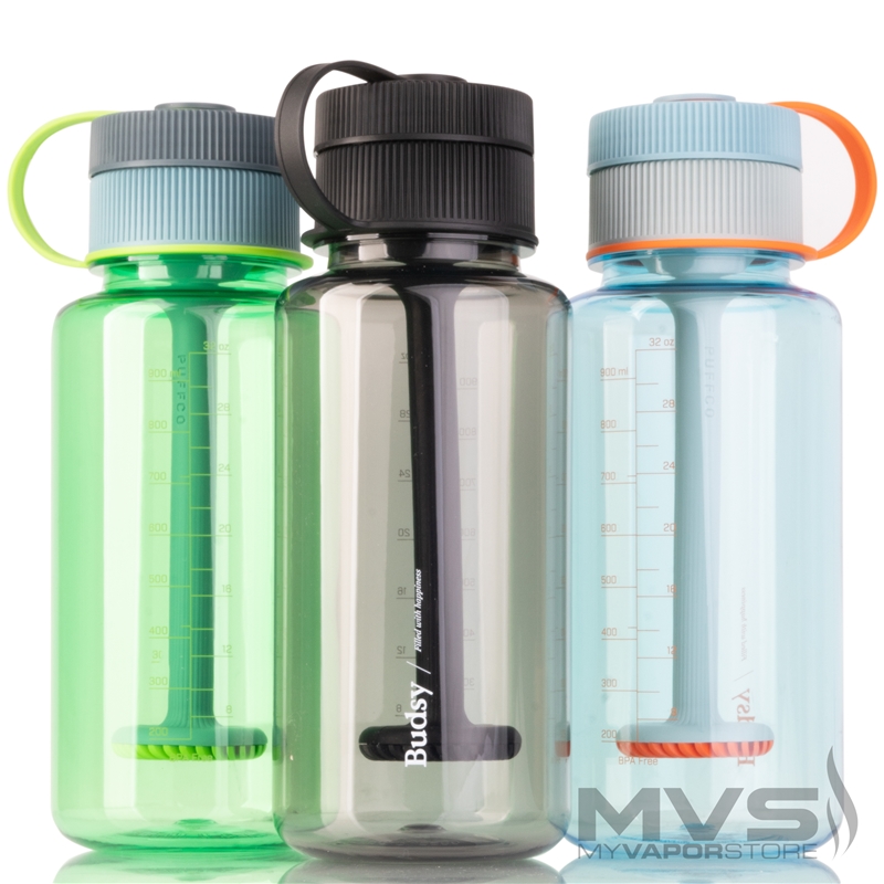 Now Available | Budsy Water Bottle Bong by Puffco