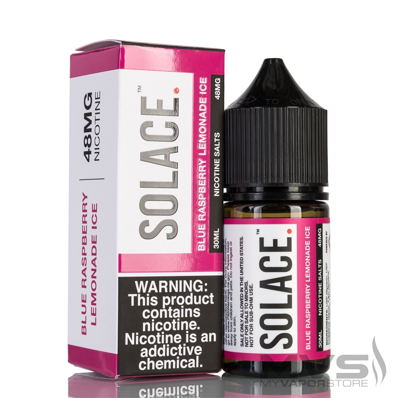 Blue Raspberry Lemonade Ice Ejuice By Solace Vapor Salts 9733